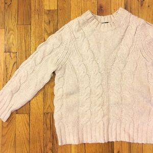 Ann Taylor Wool Cable Sweater